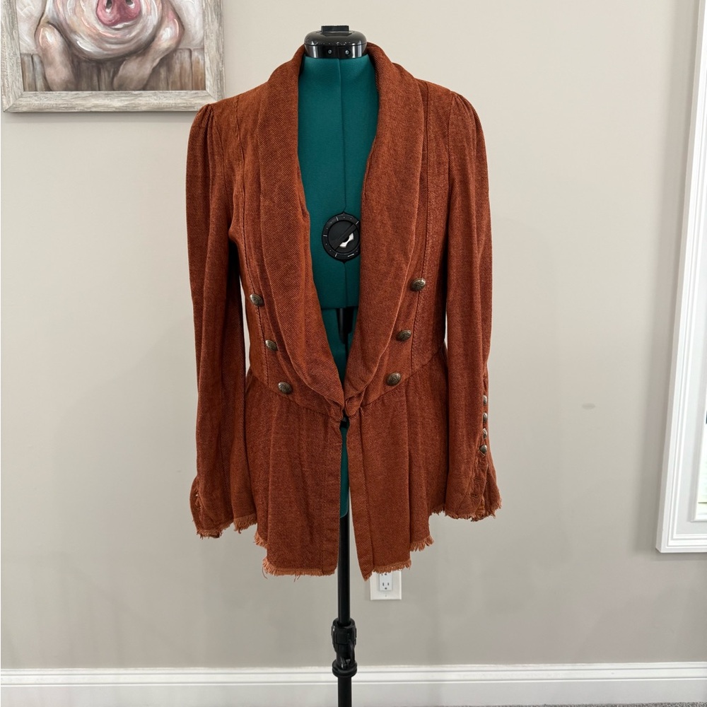 *sold on d e p o p* Free People Throwback Corduroy Bell Sleeve Coat